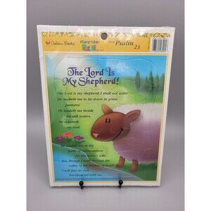 Vintage Little Golden Book Childrens Frame Tray Puzzle Psalm 23